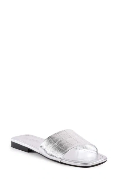 Seychelles Paris Slide Sandal In Silver