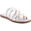 Seychelles Persuasion Strappy Sandal In Silver