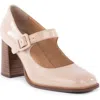 Seychelles Play Pretend Mary Jane Pump In Beige Leather