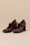 Seychelles Play Pretend Tortoise Brown Patent Mary Jane Pumps