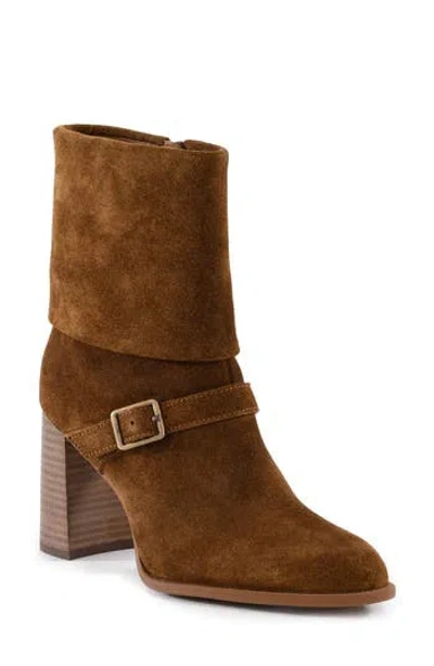 Seychelles Pleaser Suede Bootie In Brown