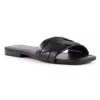 SEYCHELLES PORTLAND WOMENS WOVEN LEATHER SLIDE SANDALS