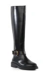 Seychelles Provence Knee High Boot In Black Leather