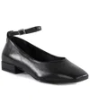 Seychelles Pumpkin Ankle Strap Square Toe Pump In Black