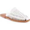 Seychelles Woven Leather Mule In White