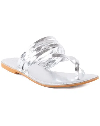 Seychelles Reezie Leather Sandal In Silver