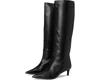 Seychelles Rose Pointed Toe Over The Knee Kitten Heel Boot In Black