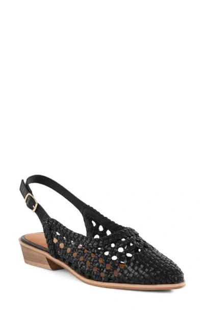 Seychelles Roxanne Slingback Flat In Black