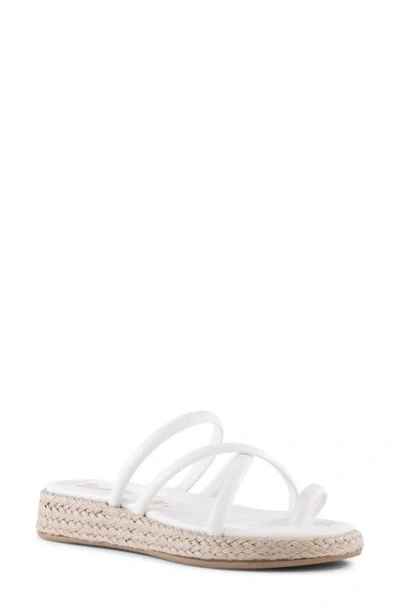 Seychelles Rule The World Platform Wedge Sandal In White