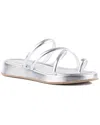 Seychelles Rule The World Womens Faux Leather Criss-cross Slide Sandals
