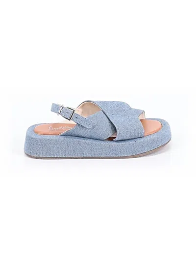 Pre-owned Seychelles Sandals In Blue