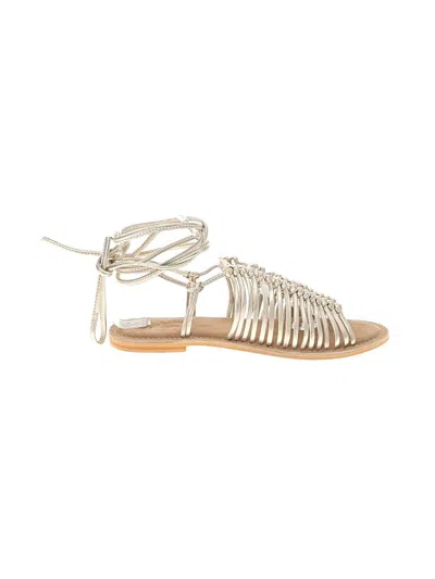 Pre-owned Seychelles Sandals In Gold