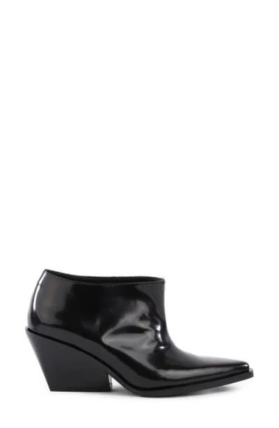 Seychelles Sedona Pointy Toe Bootie In Black Leather