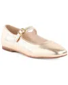 Seychelles Shea Leather Flat In Gold