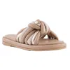 Seychelles Simply The Best Womens Faux Leather Strappy Slide Sandals In Multi