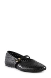Seychelles Skyler Lasercut Ballet Flat In Black