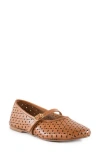 Seychelles Skyler Lasercut Ballet Flat In Brown