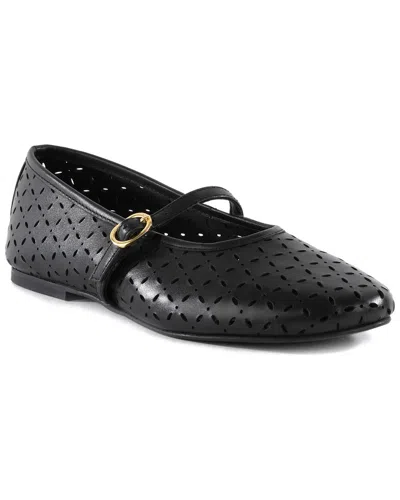 Seychelles Skyler Leather Flat In Black