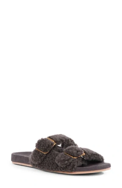 Seychelles Slumber Party Slide Sandal In Charcoal