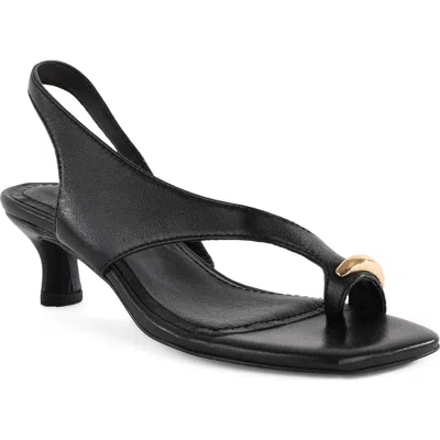 Seychelles Sparks Flying Slingback Kitten Heel Sandal In Black
