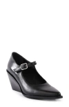 Seychelles Sparks Wedge Heels In Black Leather