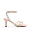Seychelles Starboard Heels In Gold/vachetta In Beige
