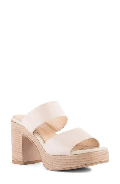 Seychelles Summer Nights Platform Sandal In White