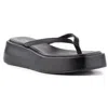 SEYCHELLES SUNFLOWER WOMENS SOLID VEGAN LEATHER PLATFORM SANDALS