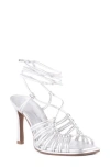 Seychelles Te Amo Ankle Wrap Sandal In Silver