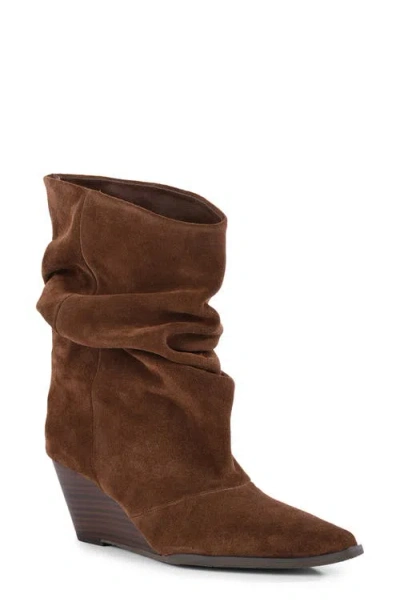 Seychelles The Getty Slouch Wedge Bootie In Brown