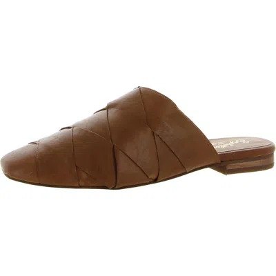 SEYCHELLES TO DIE FOR WOMENS LEATHER SLIP ON MULES