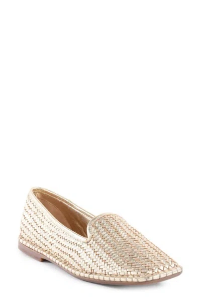 Seychelles Trustworthy Woven Loafer In Gold