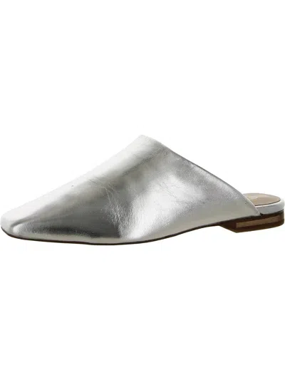 Seychelles Vice Womens Square Toe Mules In Silver