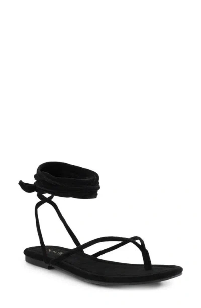 Seychelles Wander The World Ankle Strap Sandal In Black