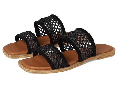Seychelles Water Lilly Suede Slide Sandal In Black