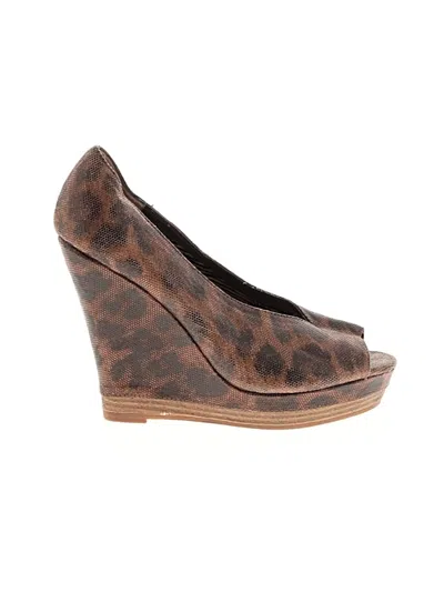 Pre-owned Seychelles Wedges In Brown