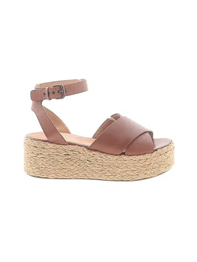 Pre-owned Seychelles Wedges In Brown