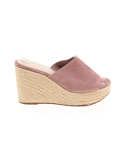 Pre-owned Seychelles Wedges In Pink