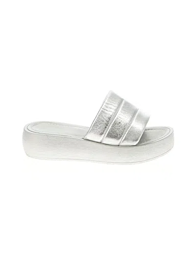 Pre-owned Seychelles Wedges In Silver