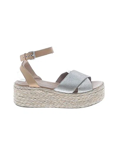Pre-owned Seychelles Wedges In Silver
