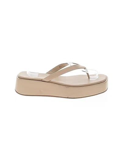 Pre-owned Seychelles Wedges In Tan