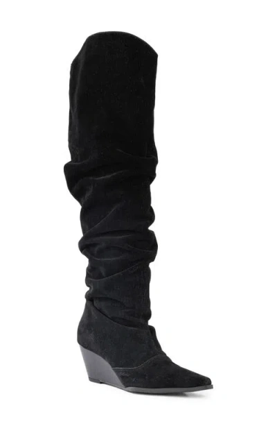 Seychelles Windswell Knee High Slouch Boot In Black
