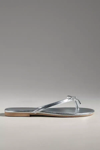 Seychelles Wishlist Thong Sandals In Silver
