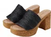Seychelles Women Applause Platfrom Sandal In Black In Black