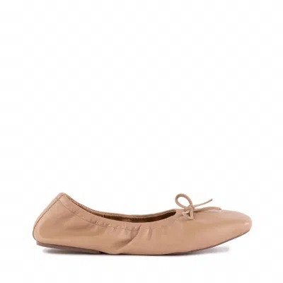 Seychelles Women's Breathless Leather Flat In Nude In Brown