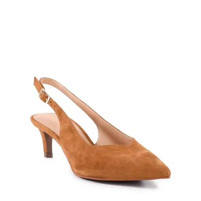 Seychelles Women's Candlelight Slingback Pump In Tan Suede