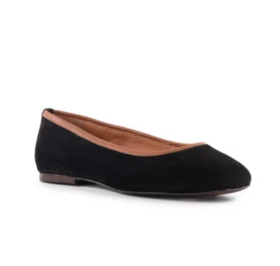 Seychelles Women's City Streets Suede Flats In Black Suede