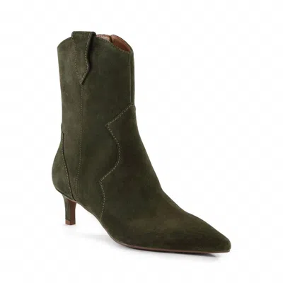 Seychelles Women's Dallas Boots In Olive Suede In Green