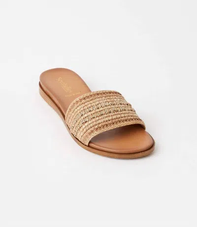 Seychelles Women's Destination Boho Embellished Slides In Natural In Brown