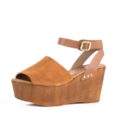 Seychelles Women's Forward Wedge Sandal In Cognac In Brown